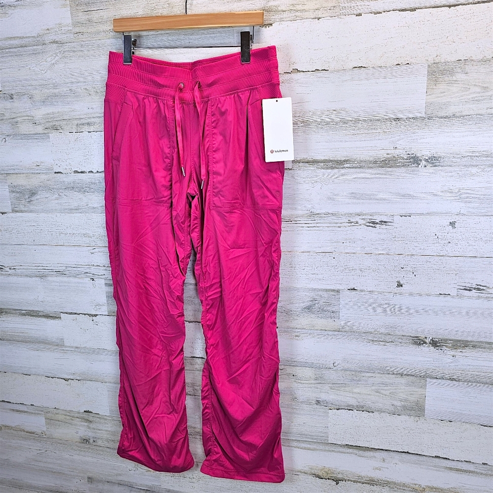 Lululemon Dance Studio Mid-Rise Pants Sonic Pink Size 10 Activewear Balletcore - Picture 3 of 16